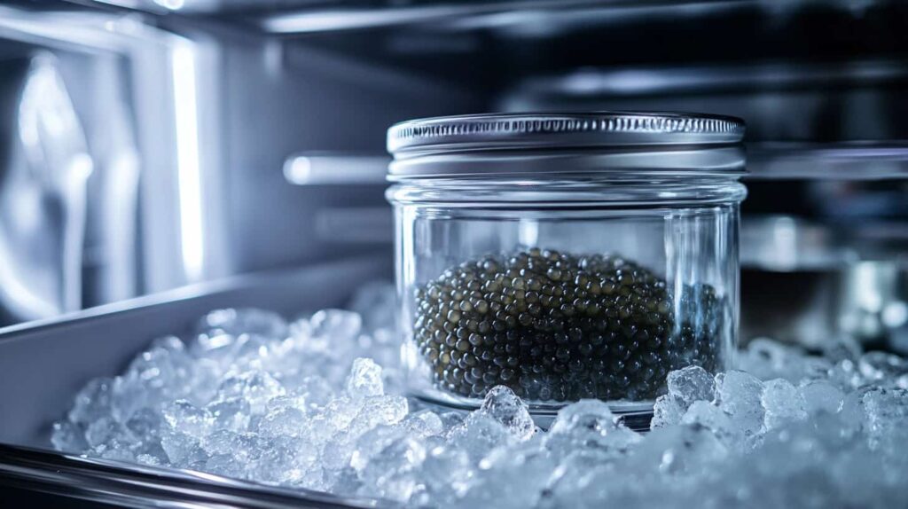 how to store caviar